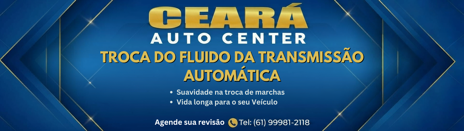 Anúncio sobre troca de óleo do câmbio